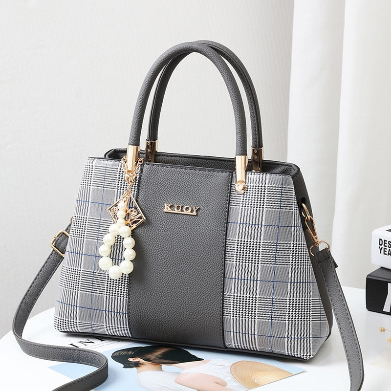 PU Leather Large Capacity Handbag