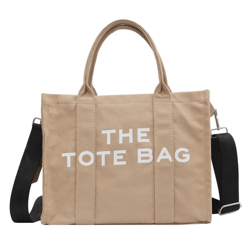 Casual Canvas Large Capacity Tote Bag