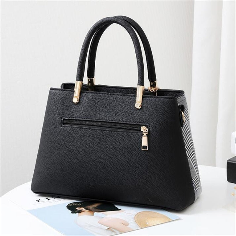 PU Leather Large Capacity Handbag