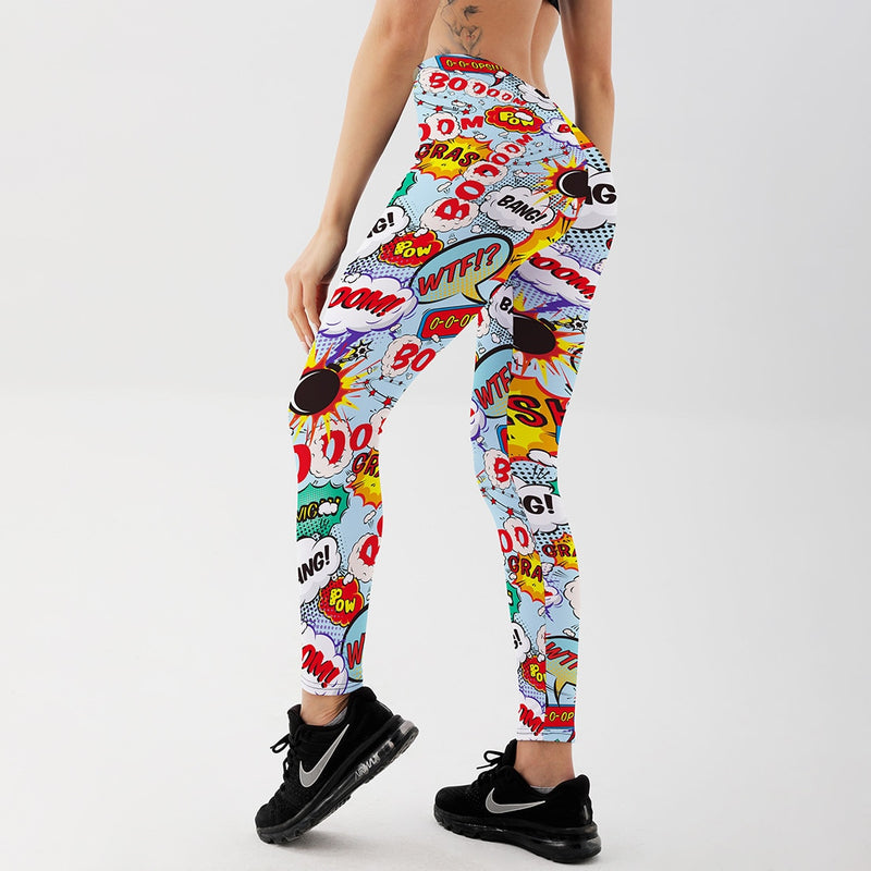 Cartoon Comic Game 3D Print Leggings