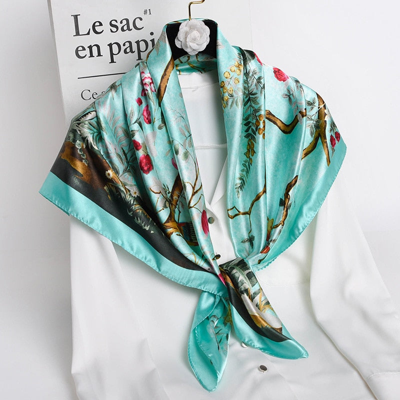 90*90cm Square Silk Scarf