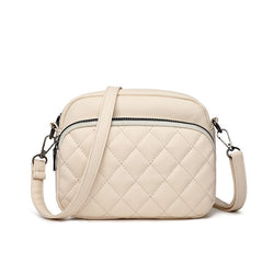 Diamond Lattice Shoulder Bag