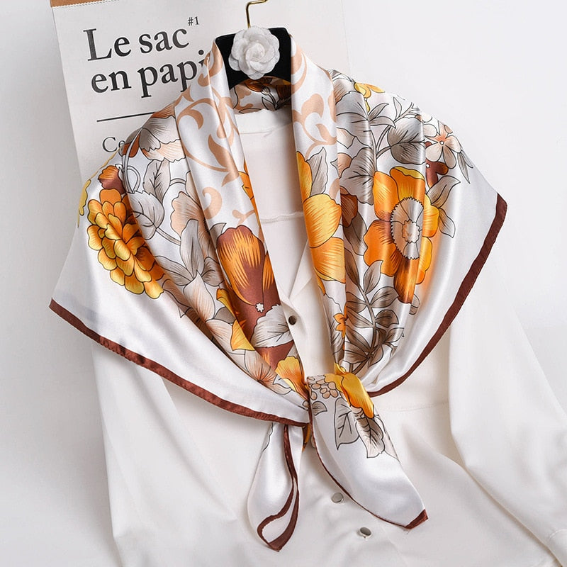 90*90cm Square Silk Scarf