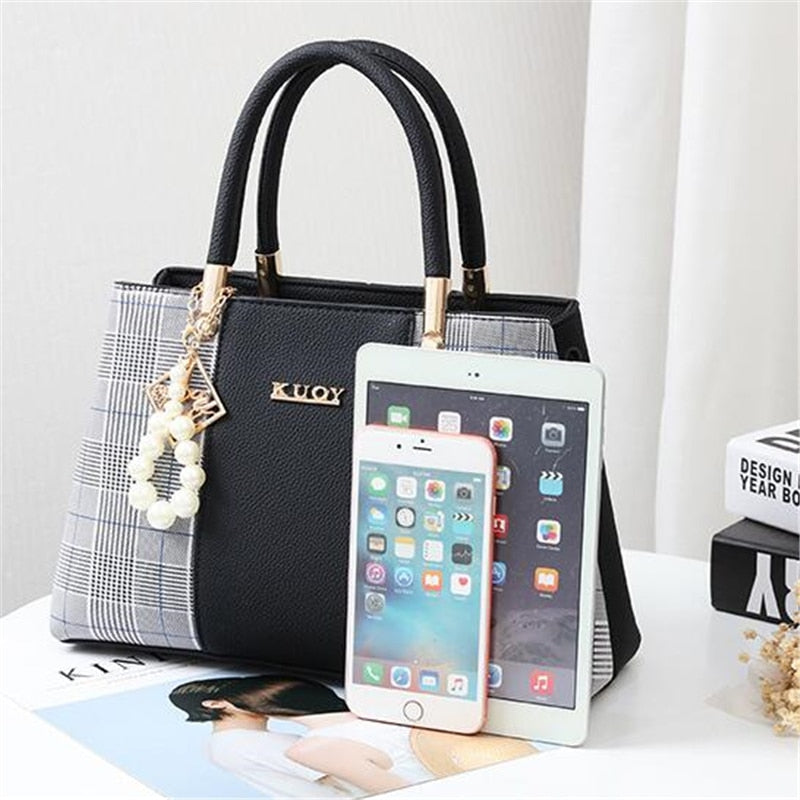 PU Leather Large Capacity Handbag