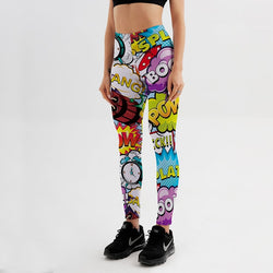 Cartoon Comic Game 3D Print Leggings