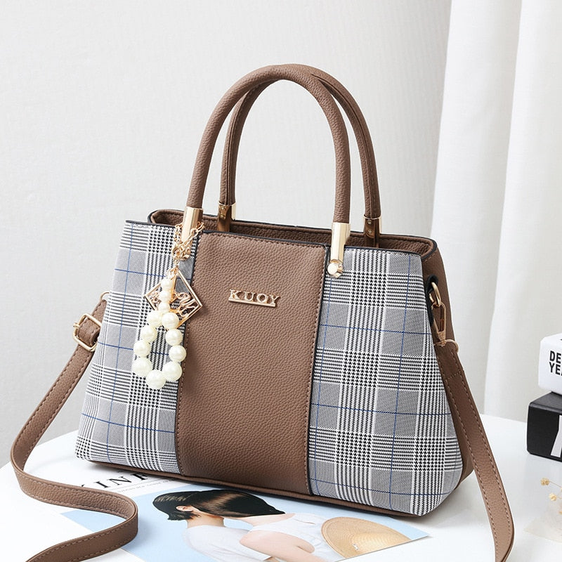 PU Leather Large Capacity Handbag