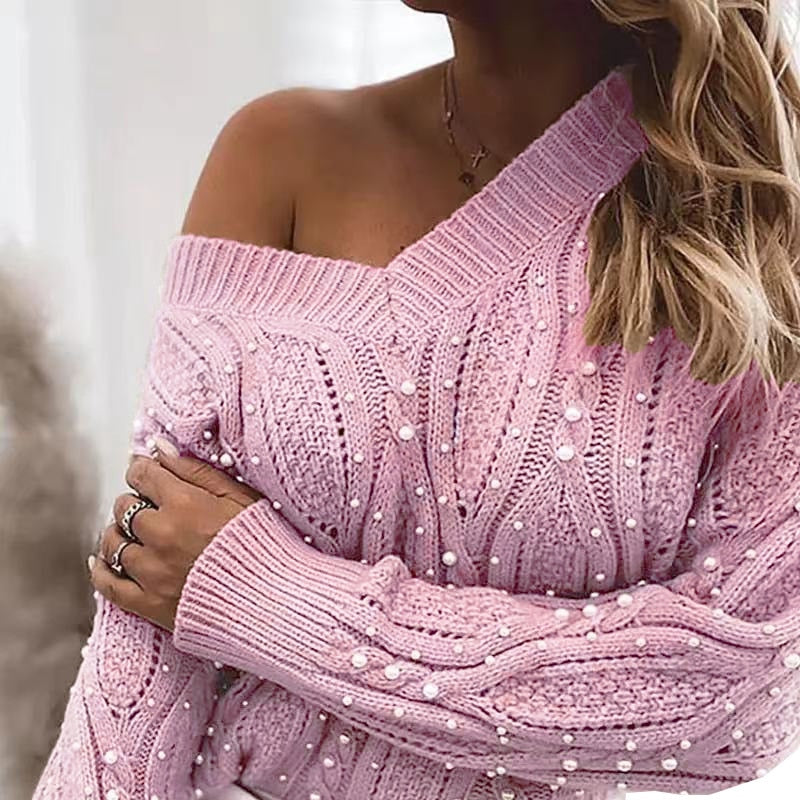 Elegant Beaded Sweater