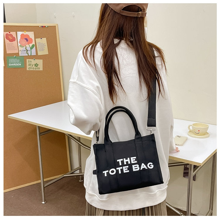 Casual Canvas Large Capacity Tote Bag