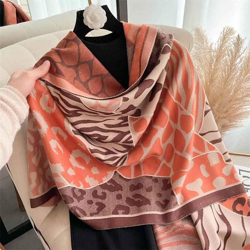 Floral Cashmere Scarf