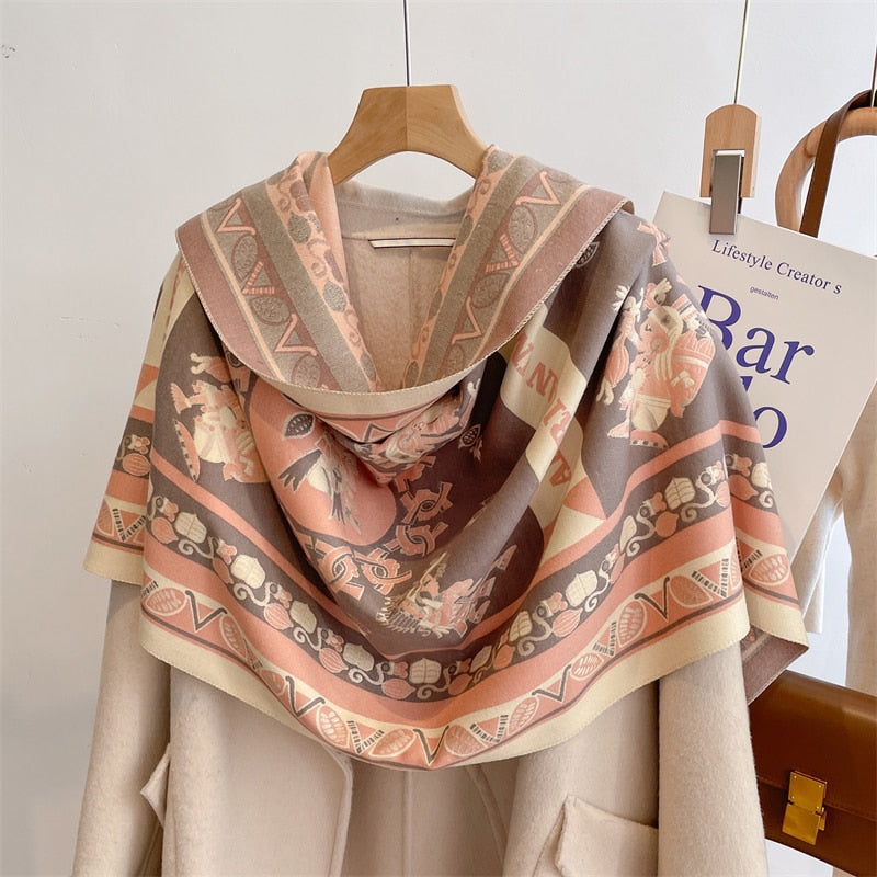 Floral Cashmere Scarf