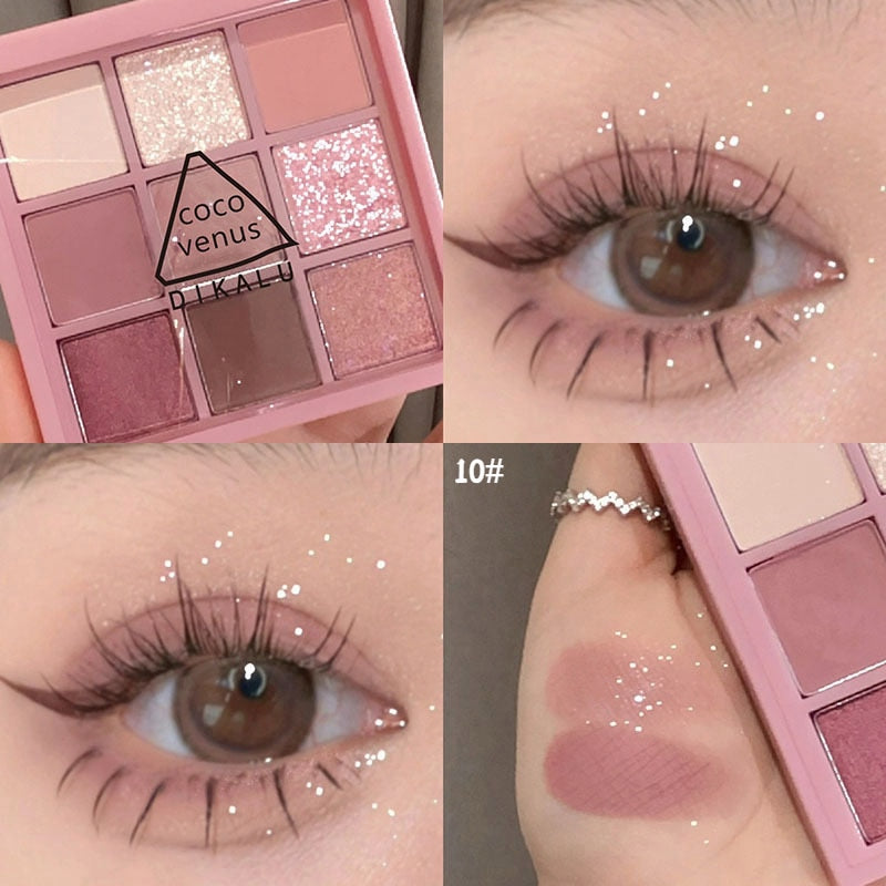 Rose Pink Color Eyeshadow Palette