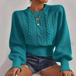 Casual Turtleneck Knitted Sweater